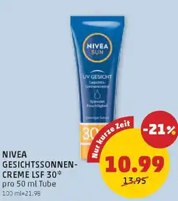 PENNY NIVEA Gesichts Sonnencreme CREME LSF 30 Angebot