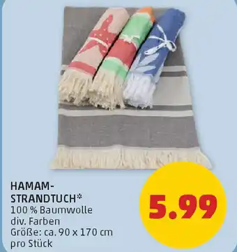 PENNY Hamam- strandtuch Angebot
