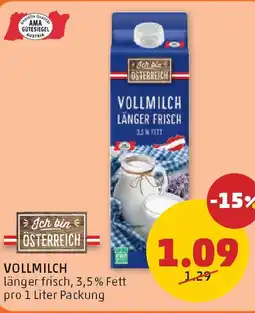 PENNY Vollmilch Angebot