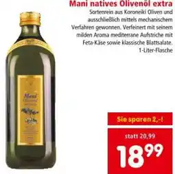 Interspar Mani natives Olivenöl extra Angebot