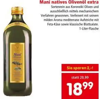 Interspar Mani natives Olivenöl extra Angebot