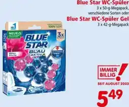 Interspar Blue Star WC-Spüler oder Blue Star WC-Spüler Gel Angebot