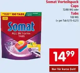 Interspar Somat Vorteilspack Caps oder Tabs Angebot
