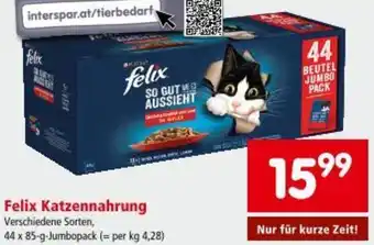 Interspar Felix Katzennahrung Angebot