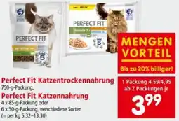 Interspar Perfect Fit Katzentrockennahrung oder Perfect Fit Katzennahrung Angebot