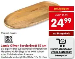 Interspar Jamie Oliver Servierbrett Angebot