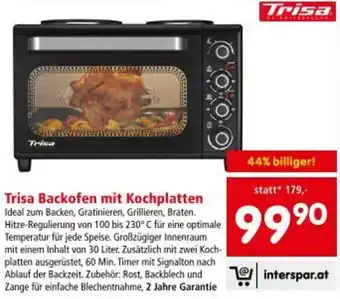Interspar Trisa Backofen mit Kochplatten Angebot