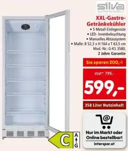 Interspar silva Schneider XXL Gastro Getränkekühler Angebot