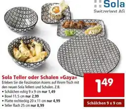 Interspar Sola Teller oder Schalen Gaya Angebot