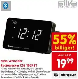 Interspar silva Schneider Radiowecker CSS 1609 BT Angebot