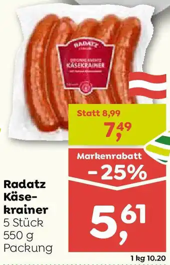 ADEG Radatz Käse- krainer Angebot
