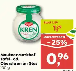 ADEG Mautner Markhof Tafel-od. Oberskren im Glas Angebot