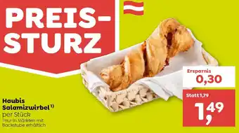 ADEG Haubis Salamizwirbel Angebot