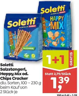 ADEG Soletti Salzstangerl, Happy Mix od. Chips Cracker Angebot