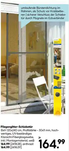 Hellweg Fliegengitter-Schiebetür Angebot