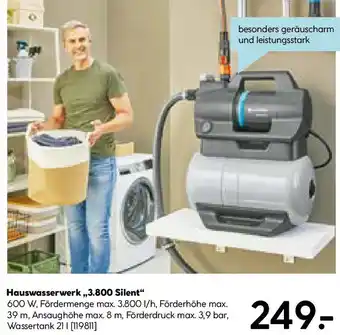 Hellweg Hauswasserwerk 3.800 Silent Angebot