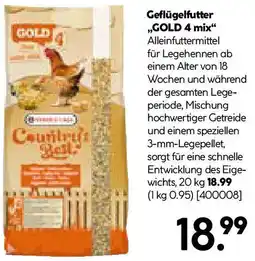 Hellweg Geflügelfutter GOLD 4 mix Angebot