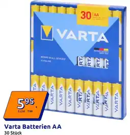 Action Varta Batterien AA Angebot