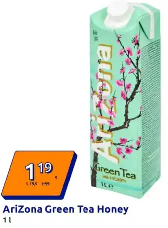 Action AriZona Green Tea Honey Angebot