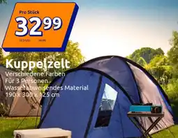 Action Kuppelzelt Angebot