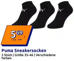 Action Puma Sneakersocken Angebot