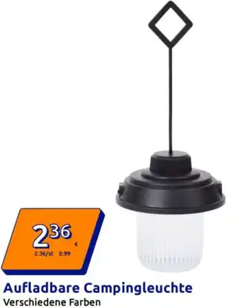 Action Aufladbare Campingleuchte Angebot