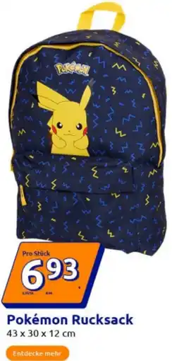 Action Pokémon Rucksack Angebot