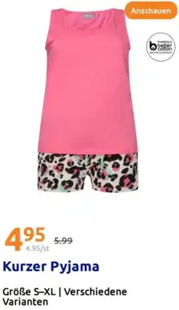 Action Kurzer Pyjama Angebot