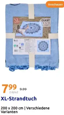 Action XL-Strandtuch Angebot