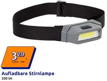 Action Aufladbare Stirnlampe Angebot