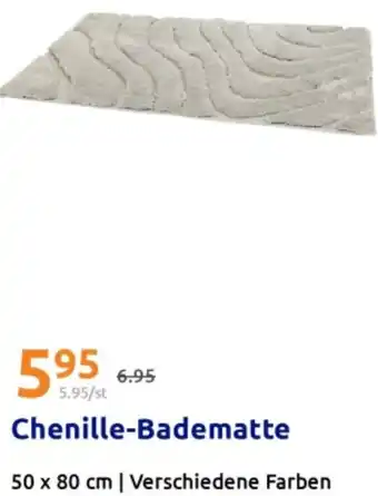 Action Chenille-Badematte Angebot
