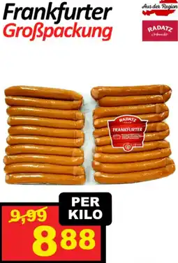 Wurstico Frankfurter Groẞpackung Angebot