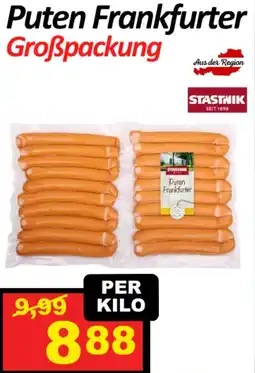 Wurstico Puten Frankfurter Angebot
