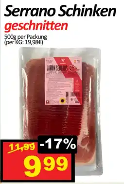 Wurstico Serrano Schinken Angebot