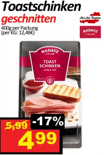 Wurstico Toastschinken Angebot