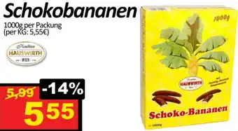 Wurstico Schokobananen Angebot