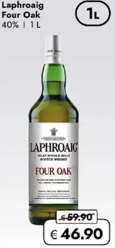 Travel FREE Laphroaig Four Oak Angebot
