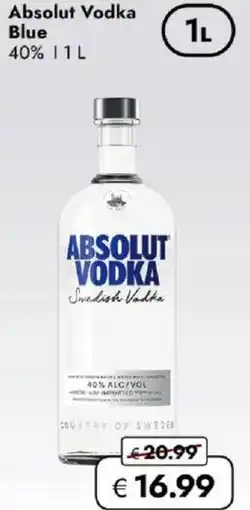 Travel FREE Absolut Vodka Blue Angebot
