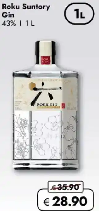 Travel FREE Roku Suntory Gin Angebot