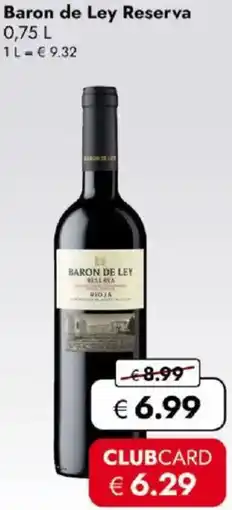 Travel FREE Baron de Ley Reserva Angebot