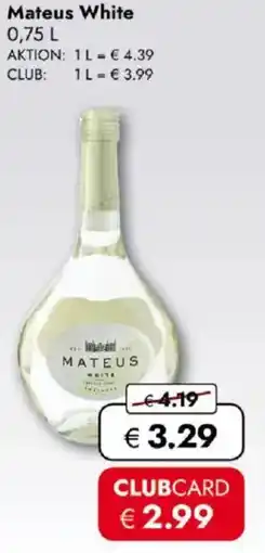 Travel FREE Mateus White Angebot