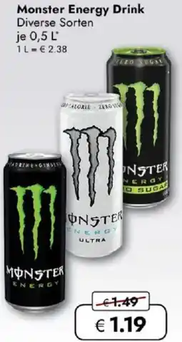 Travel FREE Monster Energy Drink Angebot