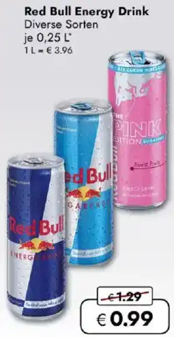 Travel FREE Red Bull Energy Drink Angebot