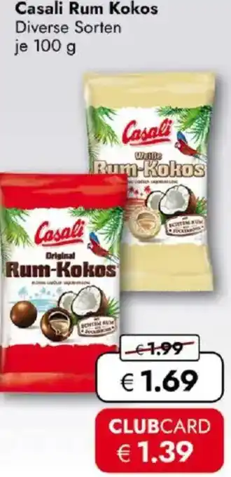 Travel FREE Casali Rum Kokos Angebot