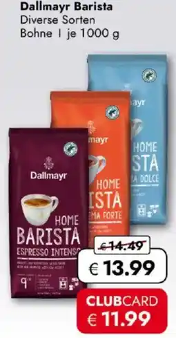 Travel FREE Dallmayr Barista Angebot