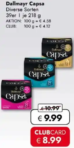 Travel FREE Dallmayr Capsa Angebot
