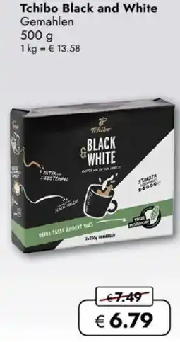 Travel FREE Tchibo Black and White Gemahlen Angebot