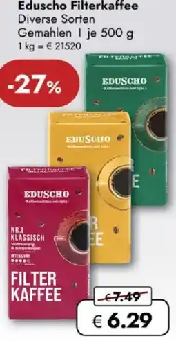 Travel FREE Eduscho Filterkaffee Angebot