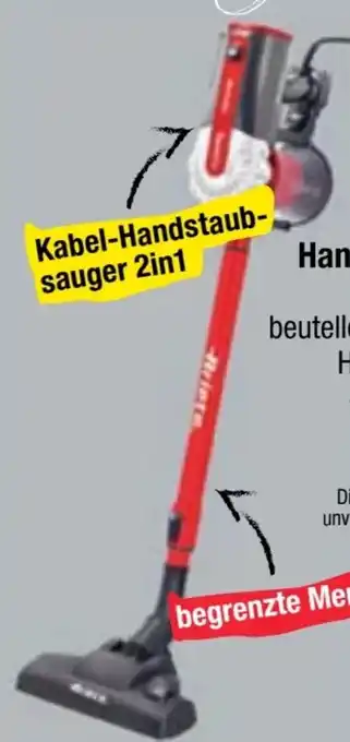 Maximarkt Ariete Handstaubsauger Force Angebot