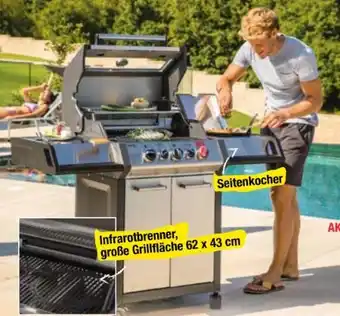 Maximarkt Enders Gasgriller Monroe Pro 3 SIK Turbo Angebot
